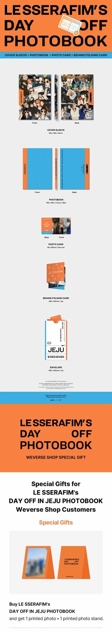 Le Sserafim - Le Sserafim's Day Off in Jeju Photobook - KPop Idol