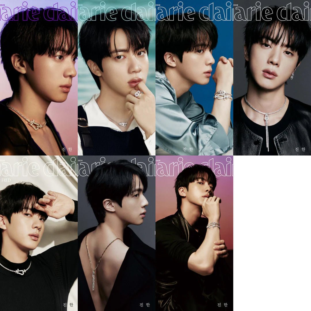 Marie Claire Korea Magazine FEB26. Cover: Jin of BTS - KPop Idol