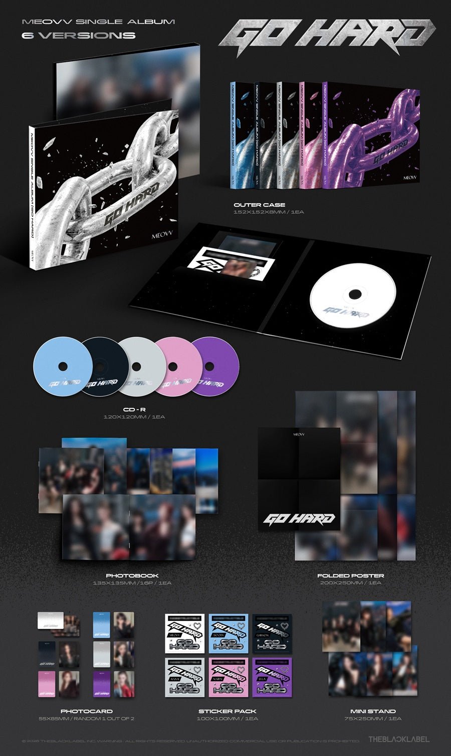 ⏳ MEOVV - Go Hard: Digipack Ver. - KPop Idol
