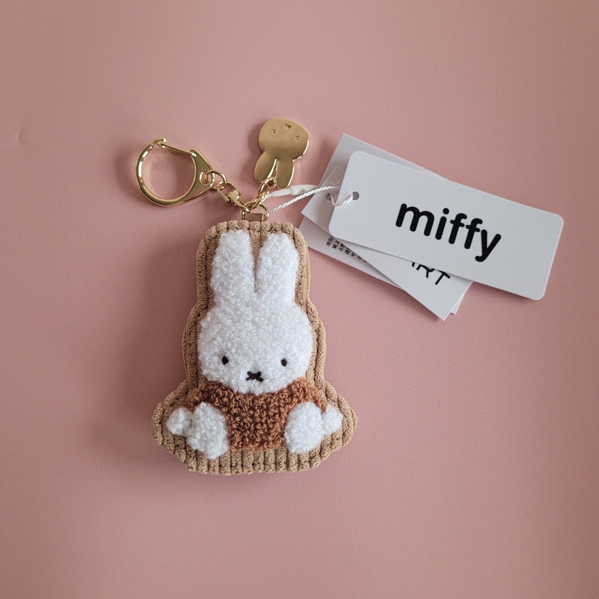 Miffy : Corduroy Keyring - Cinnamon - KPop Idol