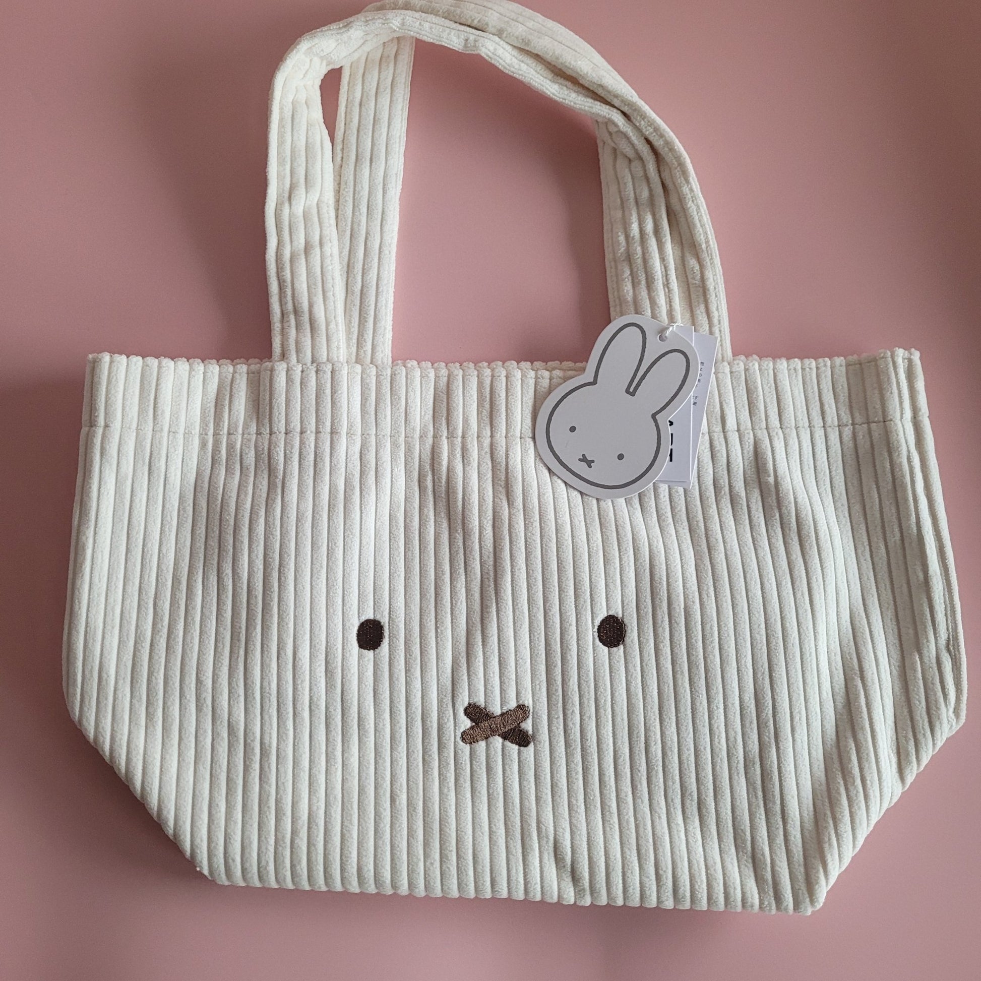 Miffy : Corduroy Tote Bag - Cream - KPop Idol