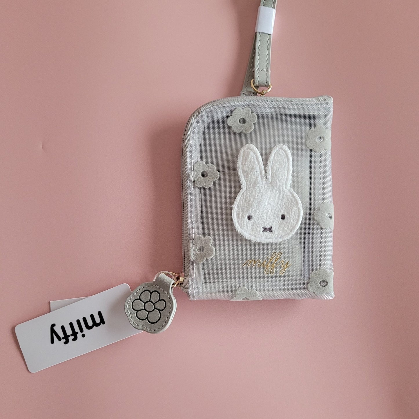 Miffy : Mesh ID Holder - Grey - KPop Idol