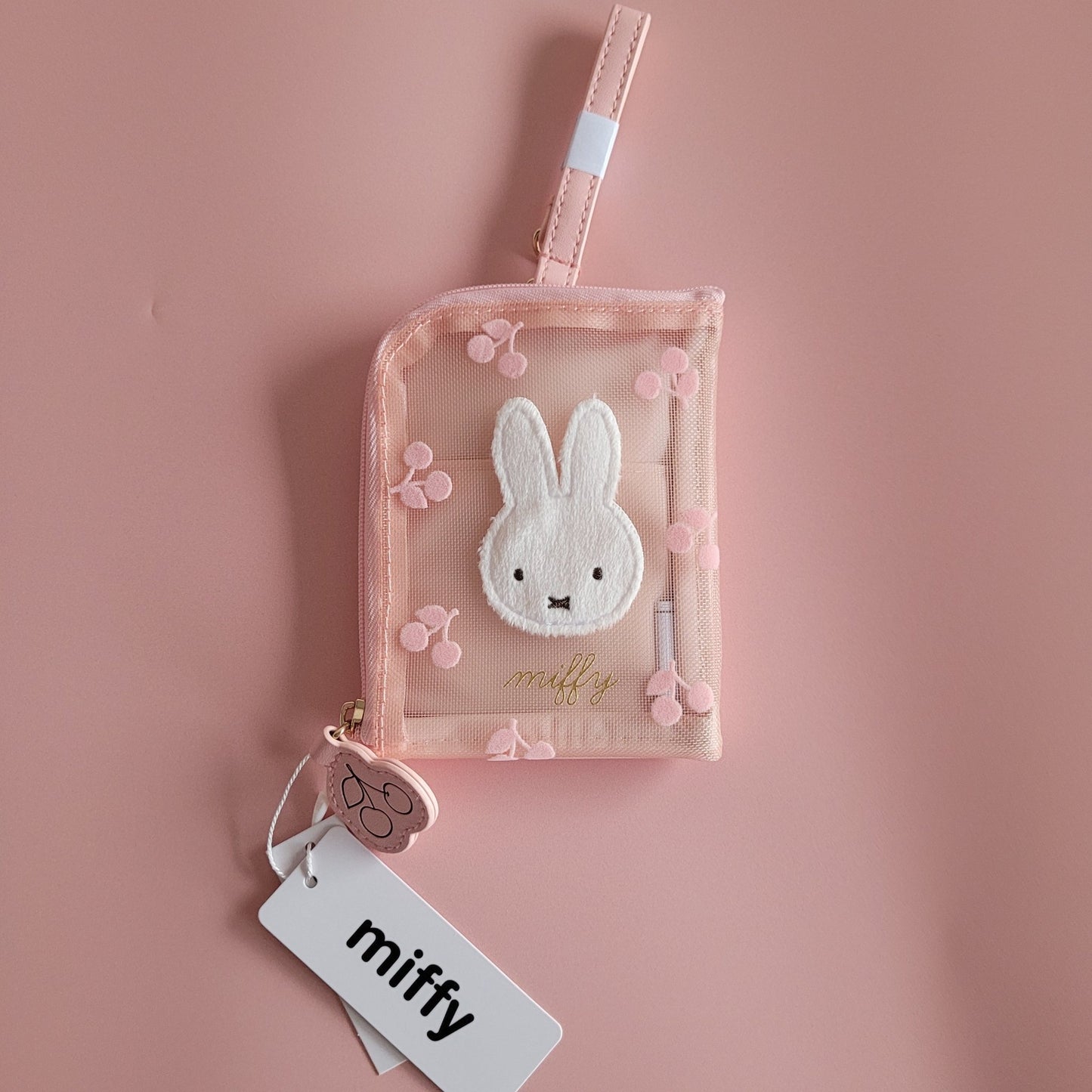 Miffy : Mesh ID Holder - Pink - KPop Idol