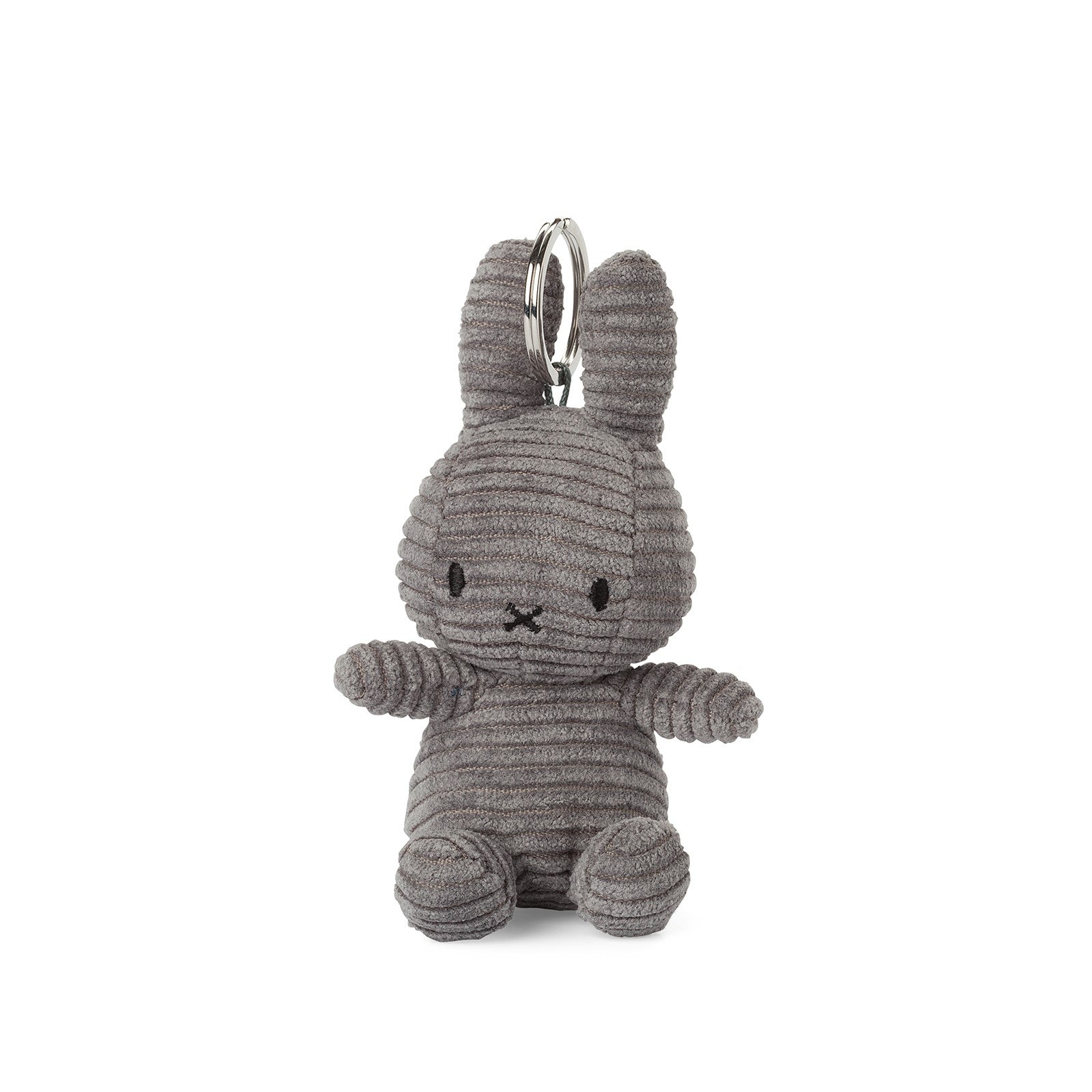 Miffy : Miffy 10cm Corduroy ECO Keyring - Grey - KPop Idol