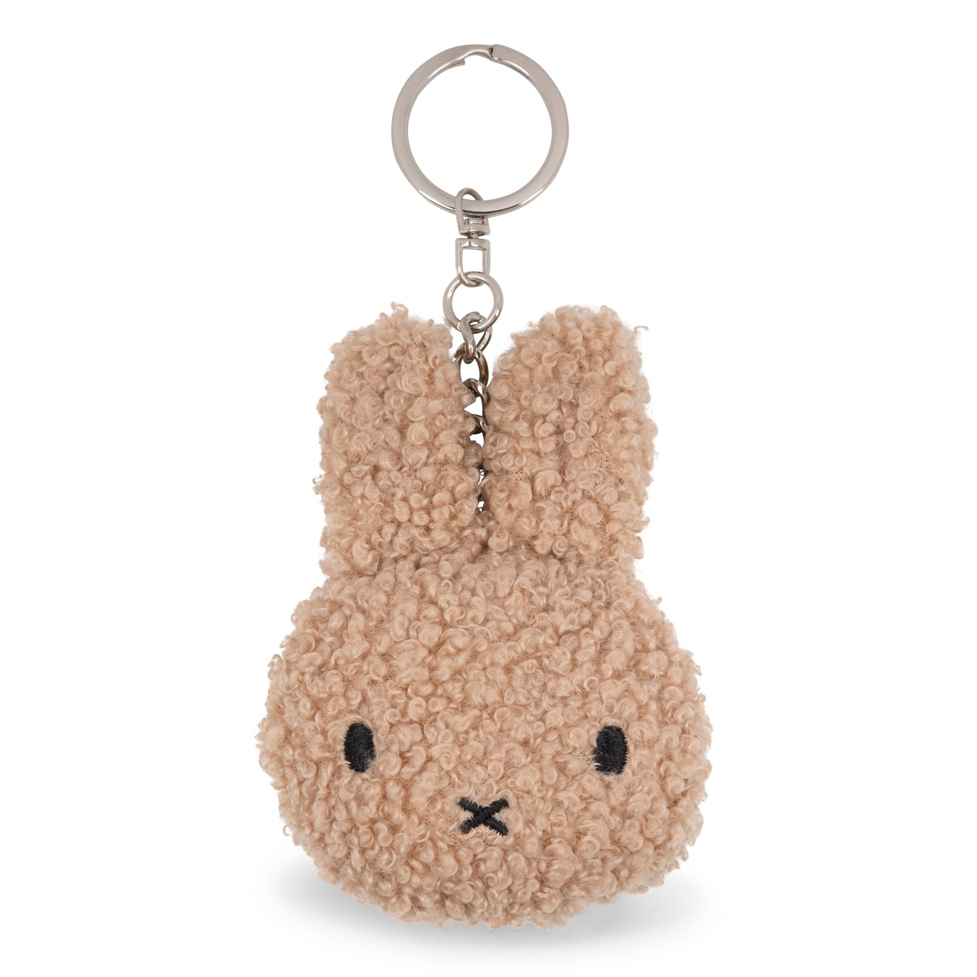 Miffy : Miffy Flat 10cm Corduroy ECO Keyring - Beige - KPop Idol