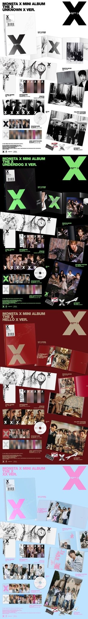 MonstaX - The X Photobook Version (random cover) - KPop Idol