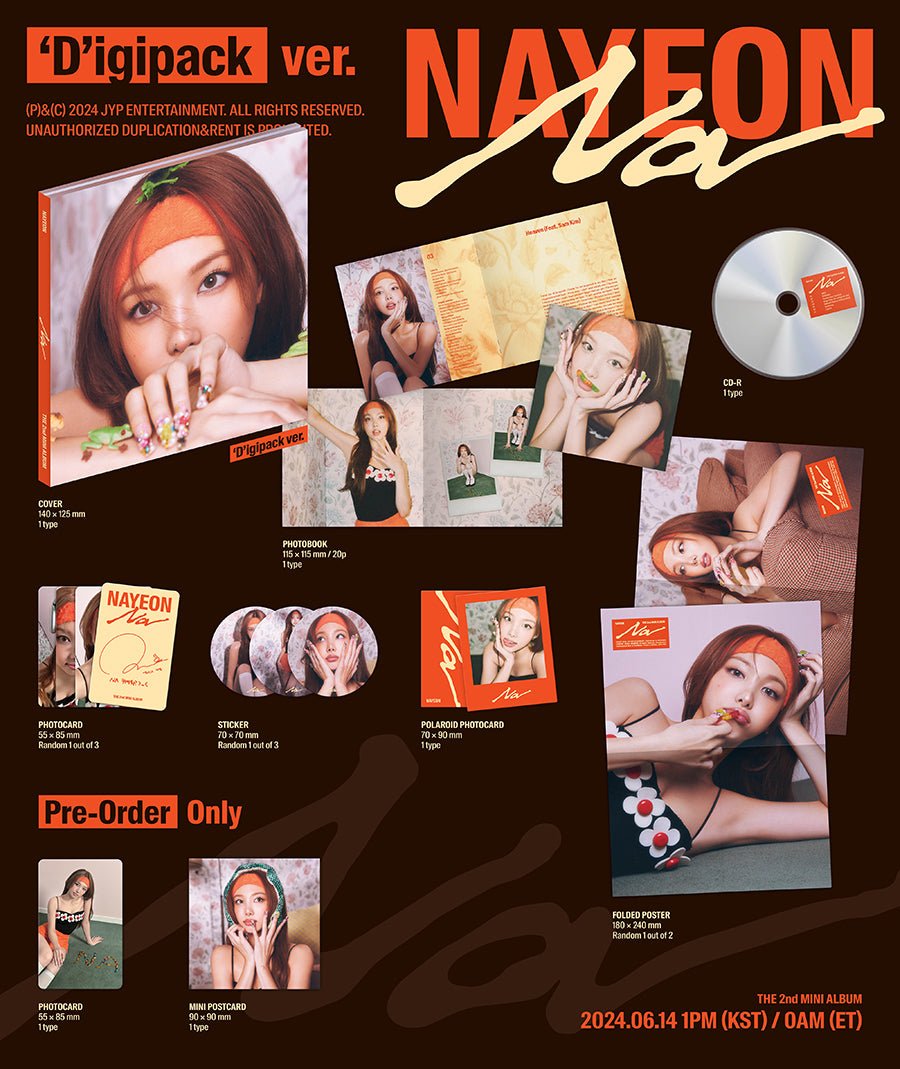 Nayeon - Na (D'igipack Version) - KPop Idol