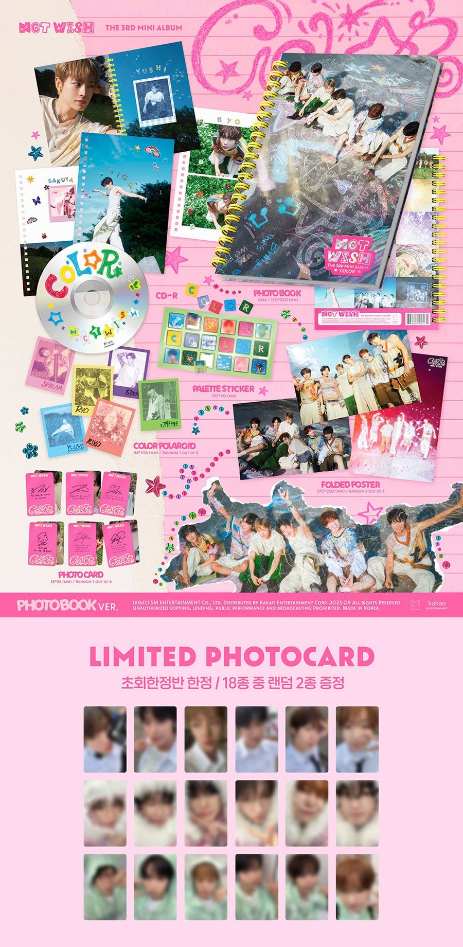 NCT Wish - Colour: Photobook Version - KPop Idol