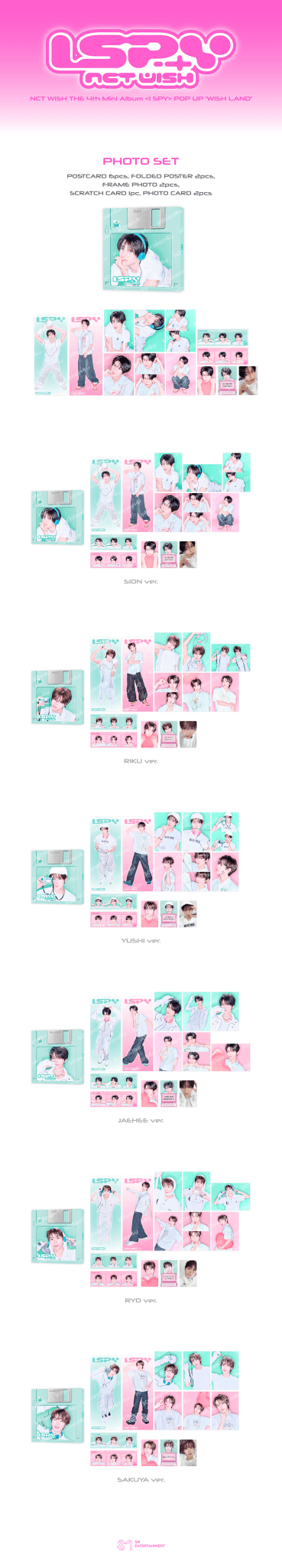 ⏳ NCT Wish - I Spy Pop Up Wish Land Official MD: PHOTO SET - KPop Idol