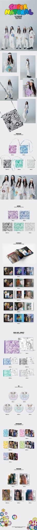 New Jeans - Supernatural NJ x Murakami Cross Bag Version (member choice) - KPop Idol