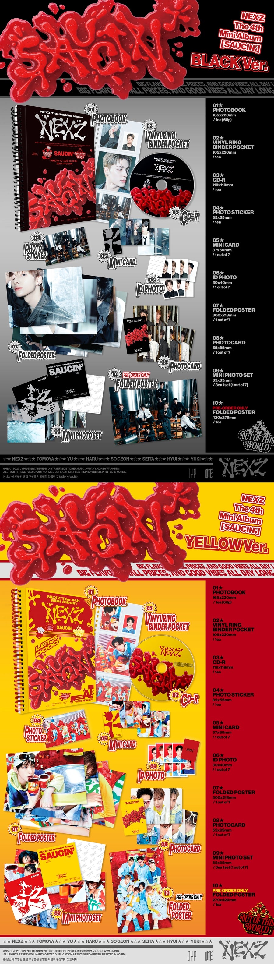 NEXZ - Saucin': Photobook Ver.