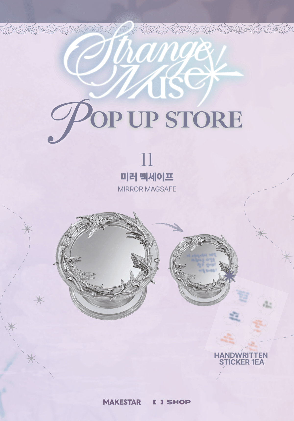 ⏳ NMIXX - Strange Muse Pop Up Official MD: MIRROR MAGSAFE - KPop Idol