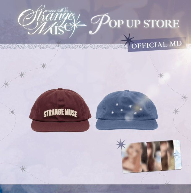 ⏳ NMIXX - Strange Muse Pop Up Official MD: UNSTRUCTURED CAP - KPop Idol