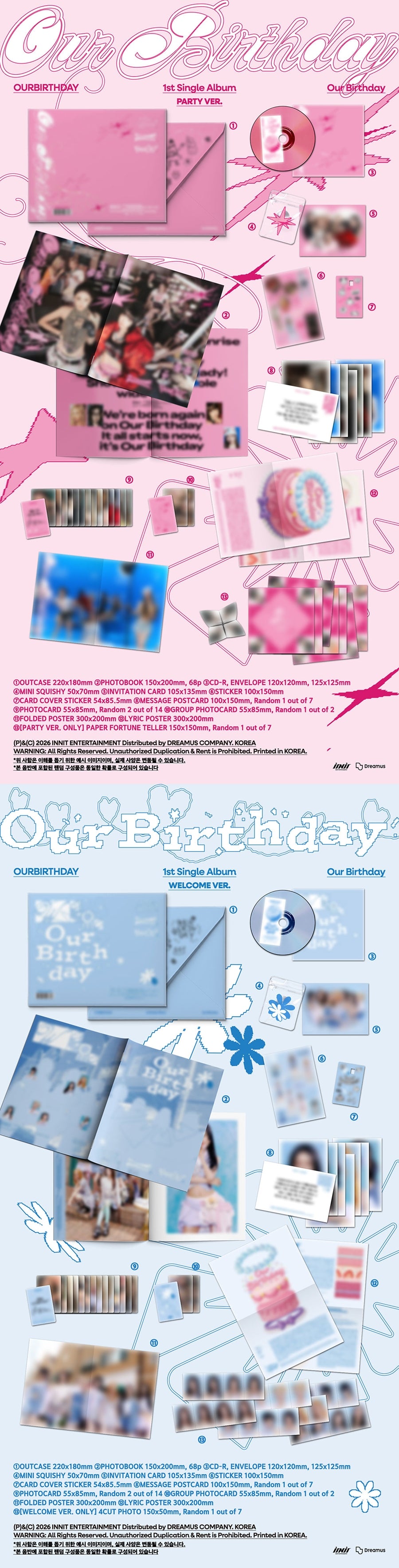 (Pre Order) OURBIRTHDAY - Our Birthday: Photobook Ver.