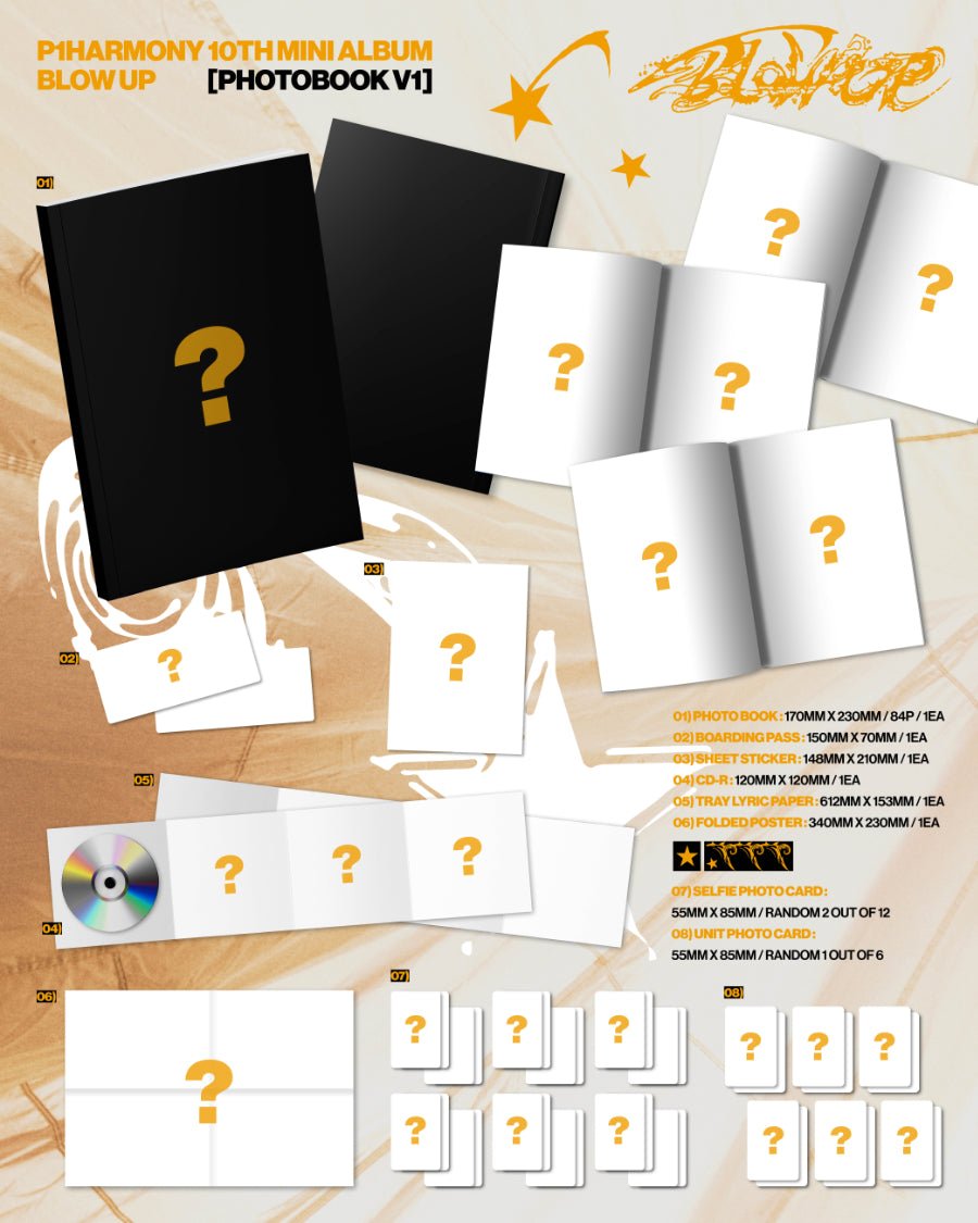 ⏳ P1harmony - Blow Up: Photobook Ver. - KPop Idol