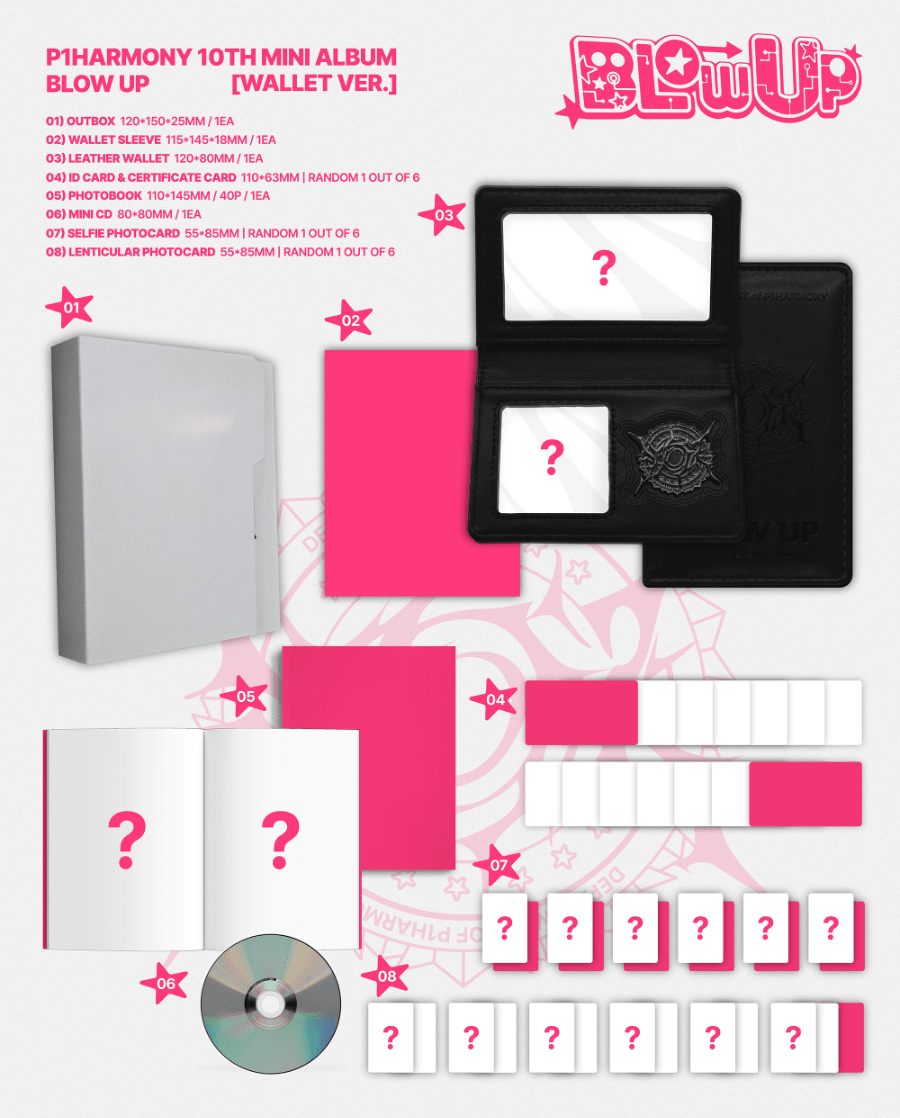 ⏳ P1harmony - Blow Up: Wallet Ver. - KPop Idol