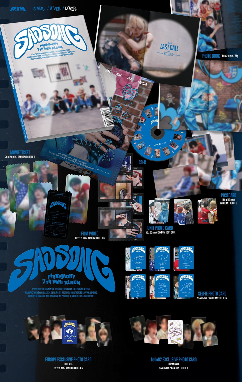 P1Harmony - Sad Song - Hello82 Exclusive (version choice) - KPop Idol