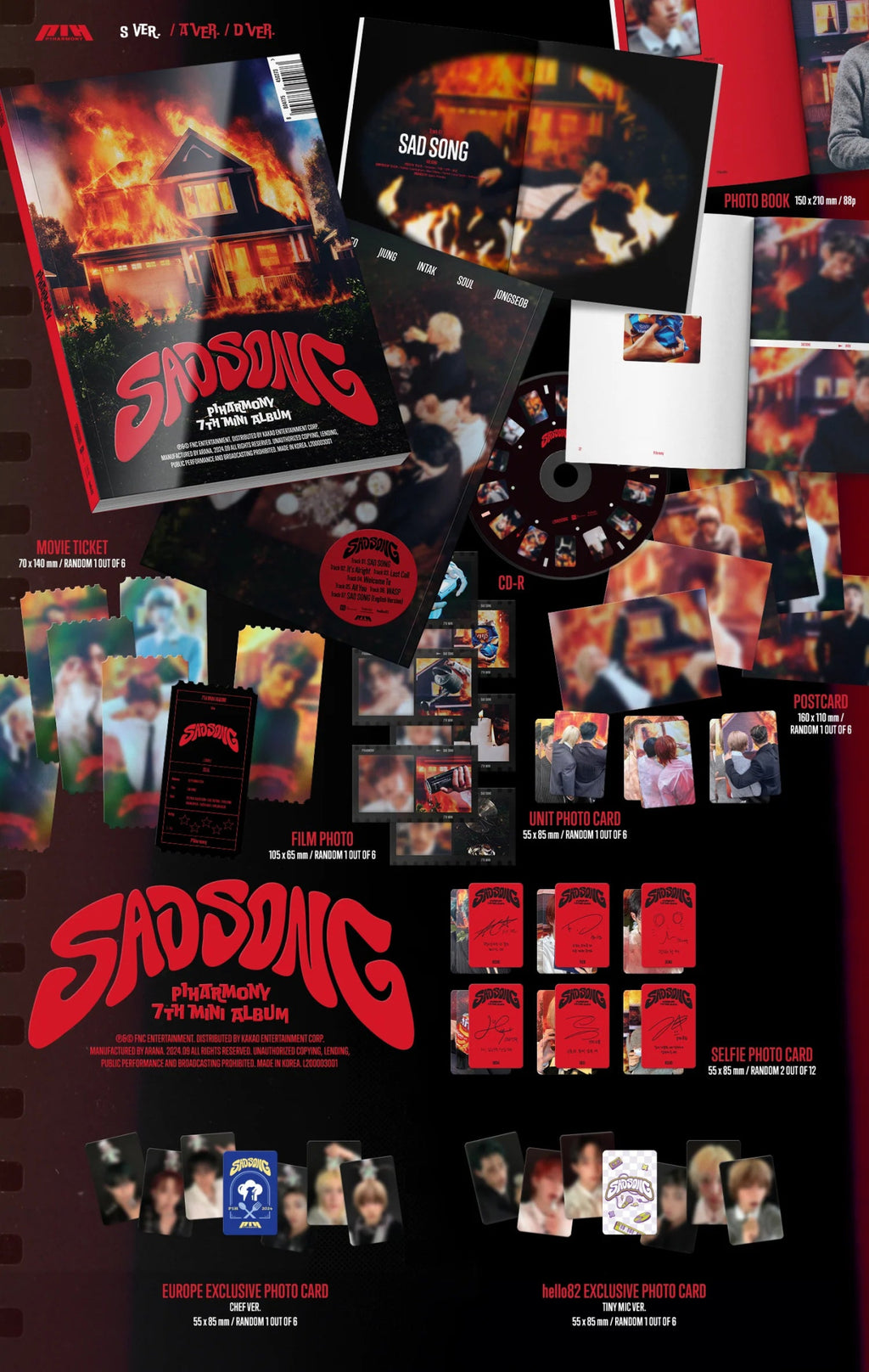 P1Harmony - Sad Song - Hello82 Exclusive (version choice) - KPop Idol