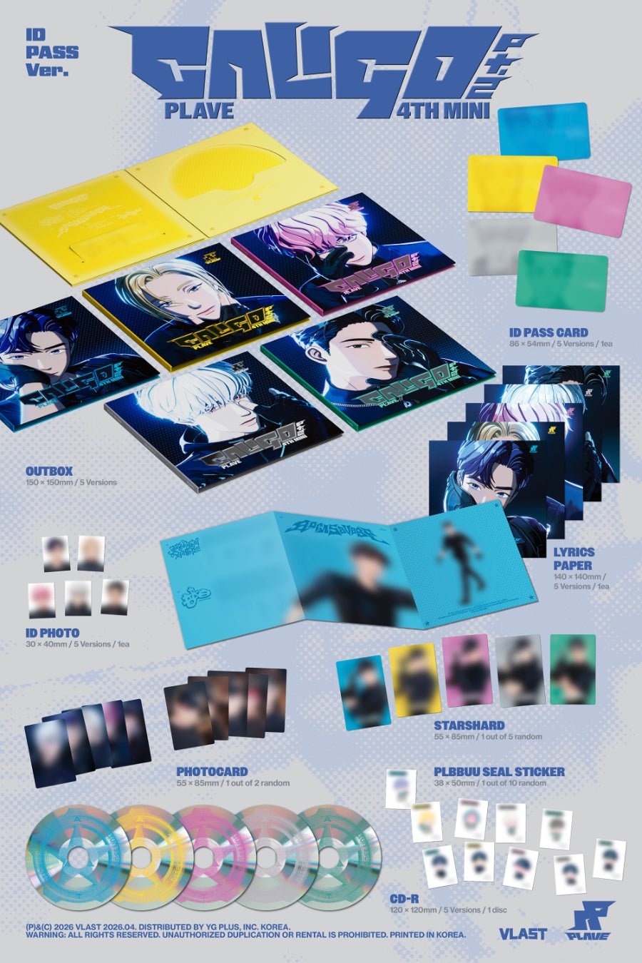 Plave - Caligo Pt.2 ID Pass ver. - KPop Idol