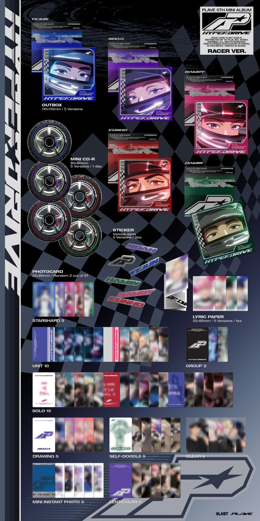 Plave - Hyperdrive: Racer Ver. - KPop Idol