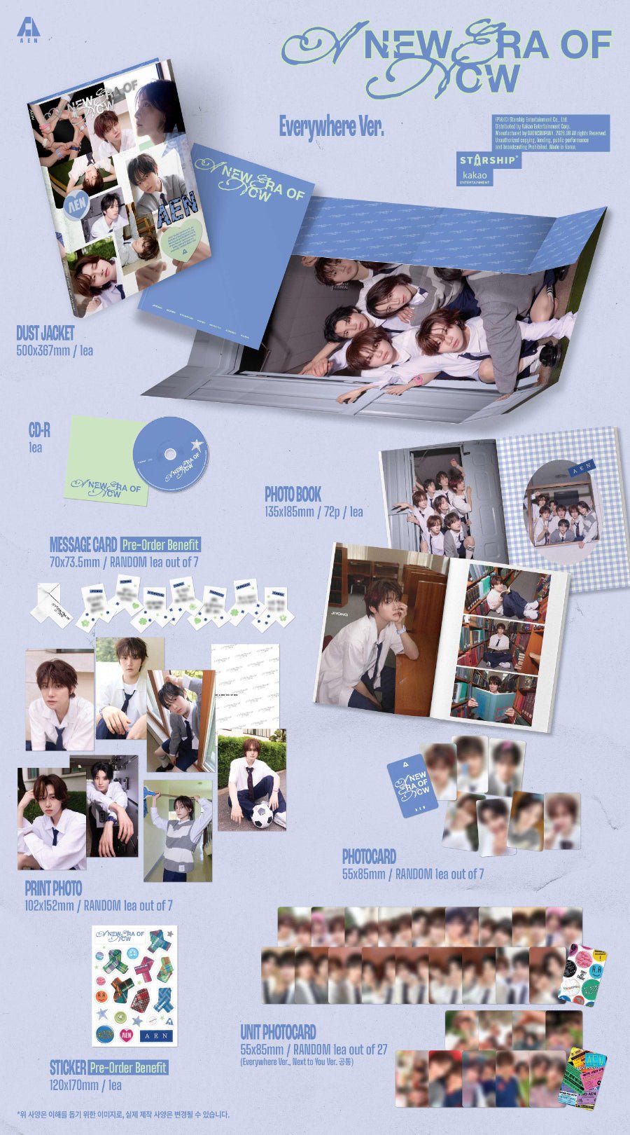 (Pre Order) AEN - A New Era of Now: Everywhere Ver. - KPop Idol