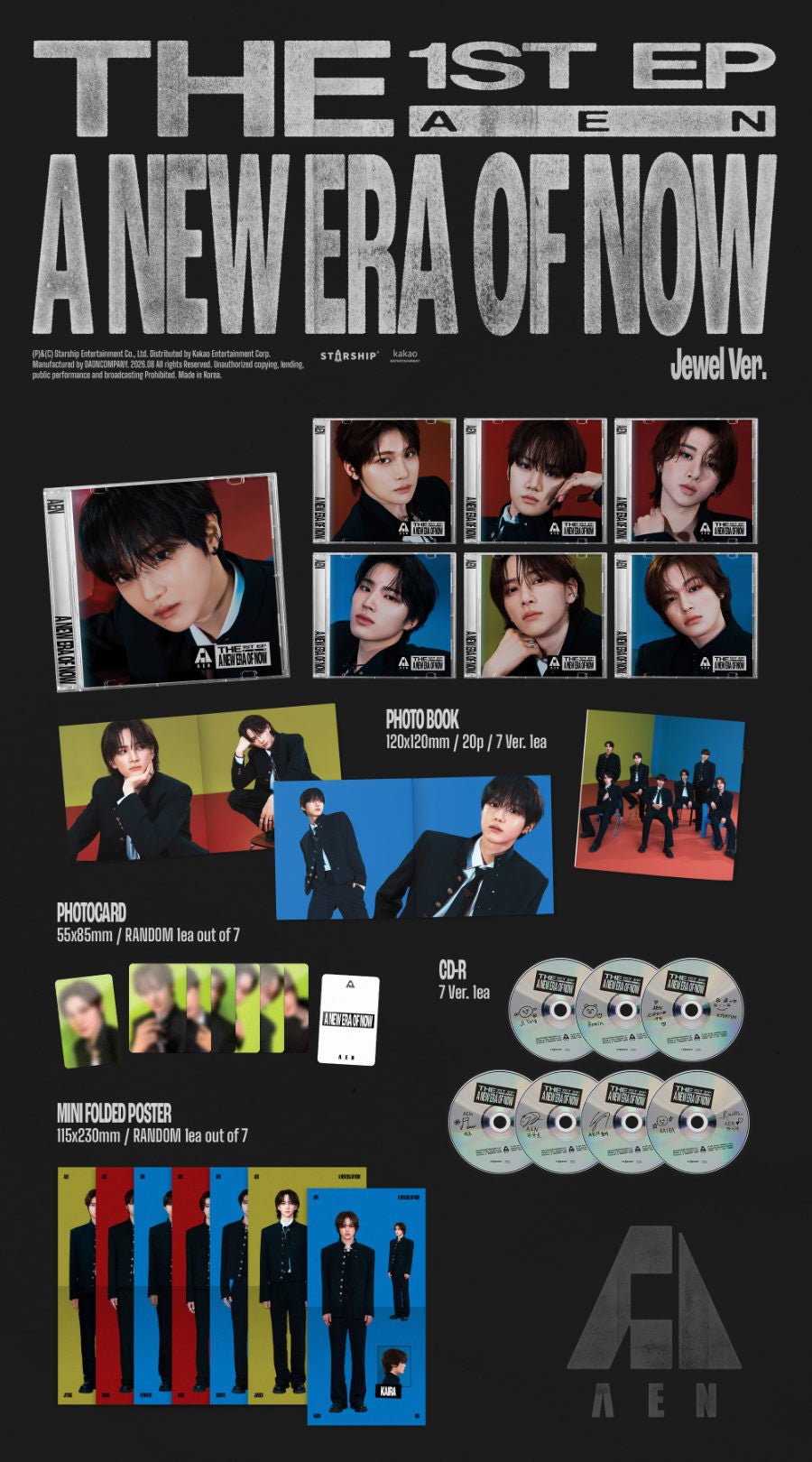 (Pre Order) AEN - A New Era of Now: Jewel Ver. - KPop Idol