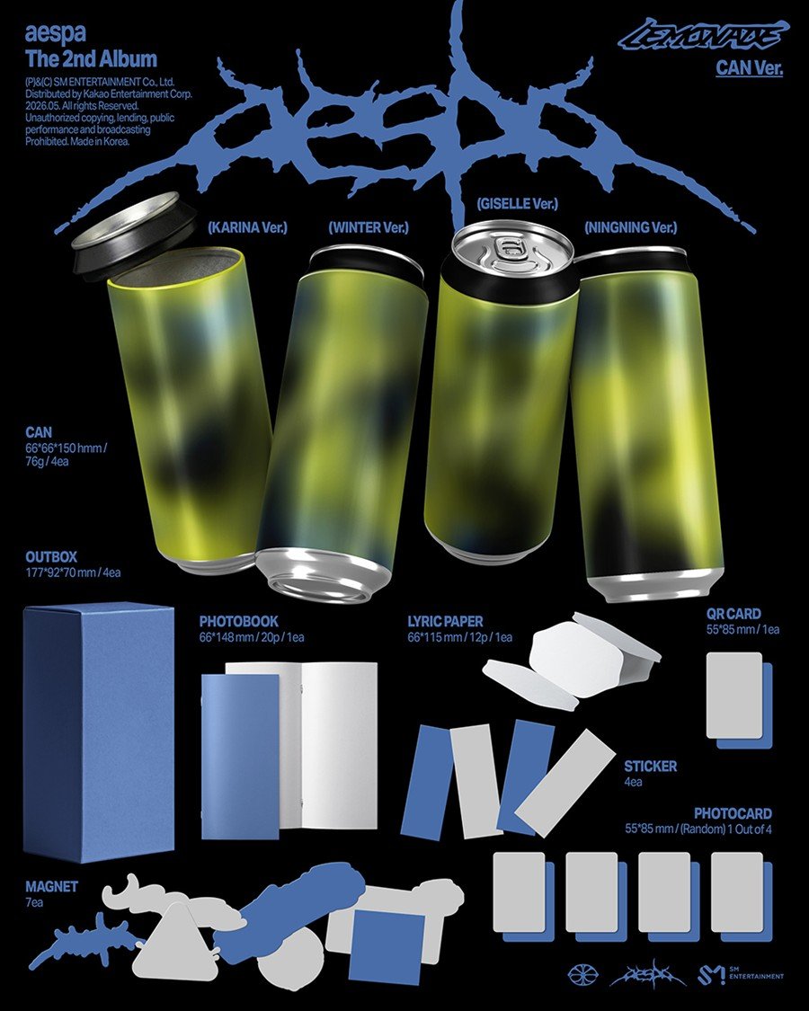 (Pre Order) aespa - Lemonade: CAN ver. - KPop Idol