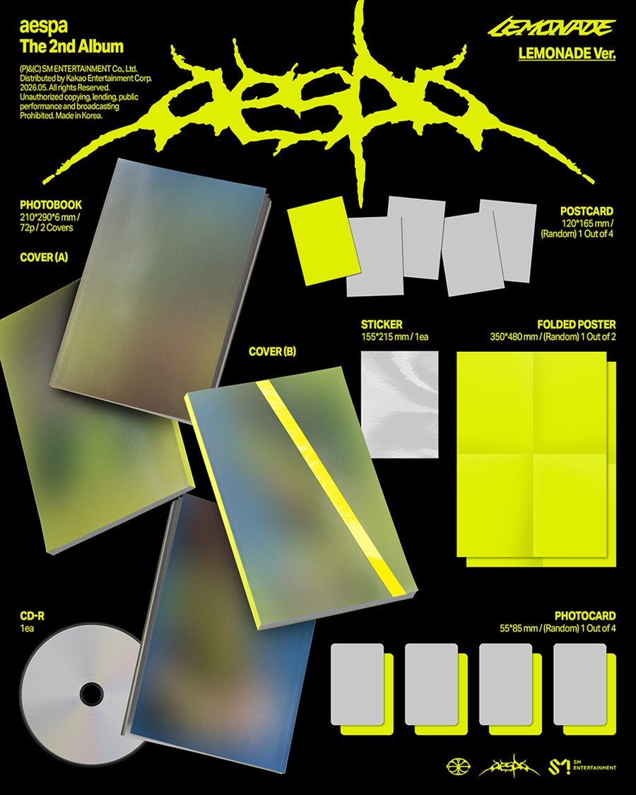 (Pre Order) aespa - Lemonade: Lemonade Ver. - KPop Idol