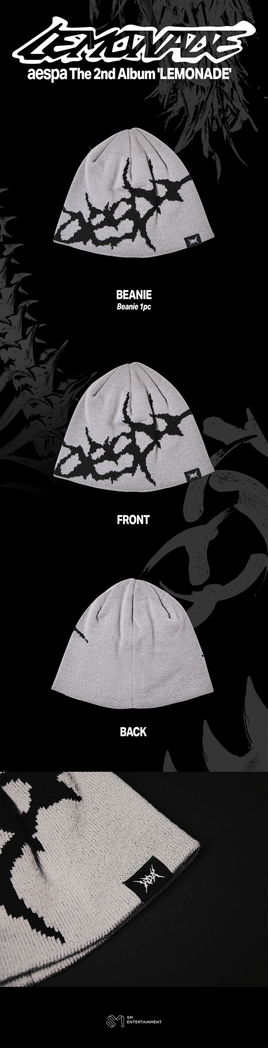 (Pre Order) aespa - Make it Lemonade Official MD - BEANIE - KPop Idol