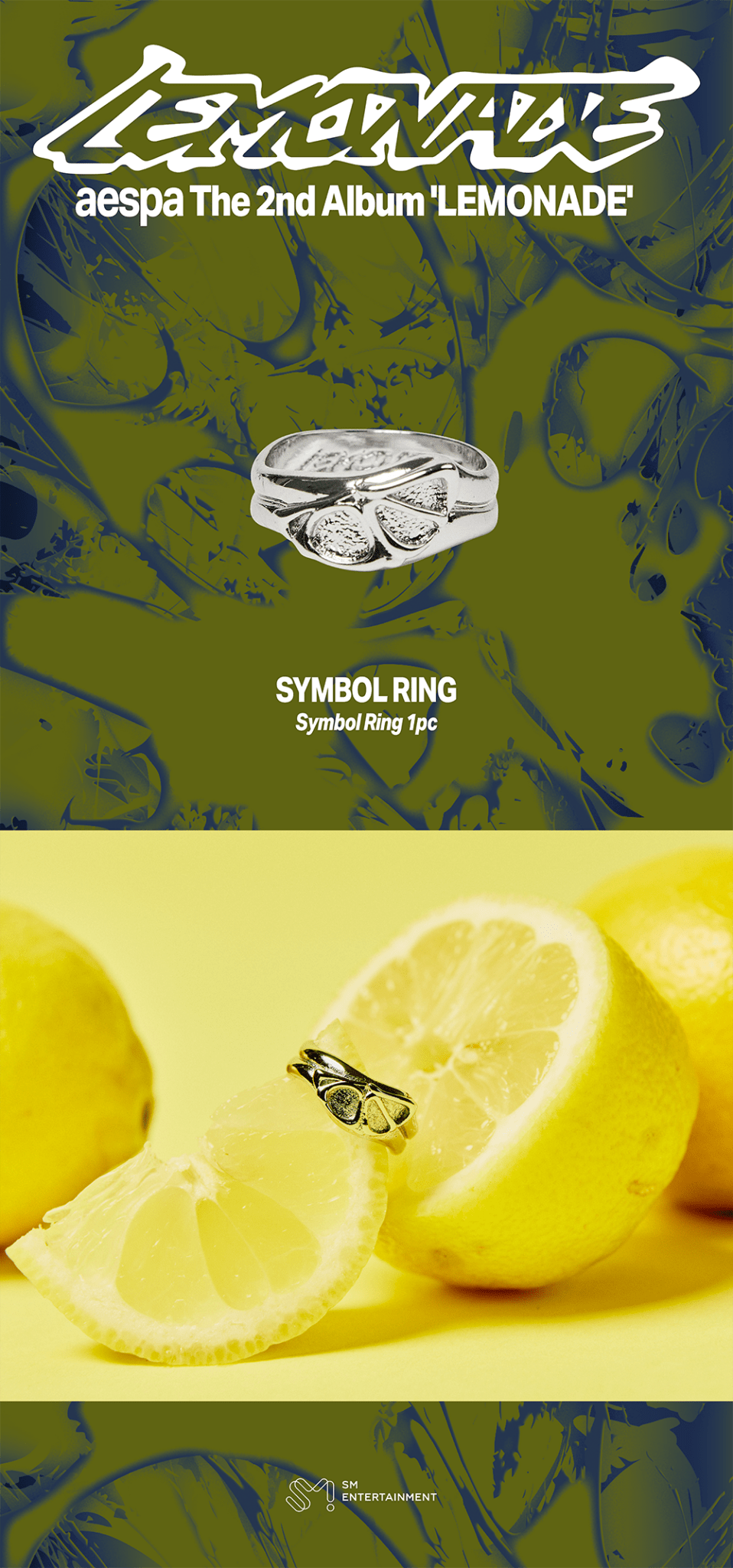 (Pre Order) aespa - Make it Lemonade Official MD - SYMBOL RING - KPop Idol