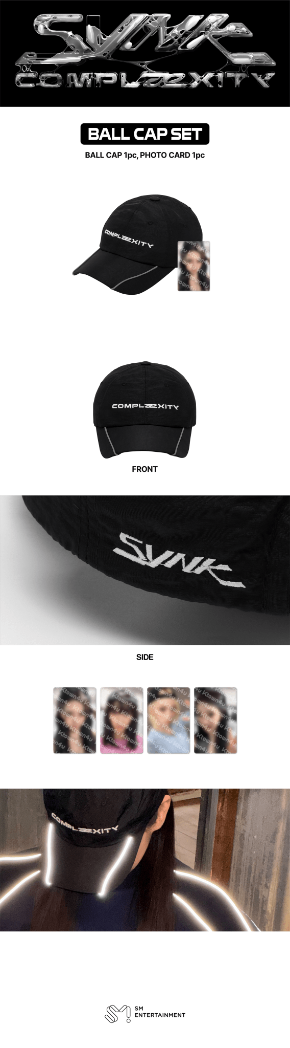 (Pre Order) aespa - SYNK : COMPLæXITY LIVE TOUR Official MD: BALL CAP SET - KPop Idol