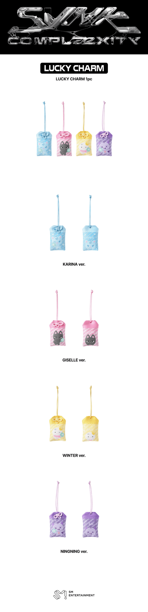(Pre Order) aespa - SYNK : COMPLæXITY LIVE TOUR Official MD: LUCKY CHARM - KPop Idol