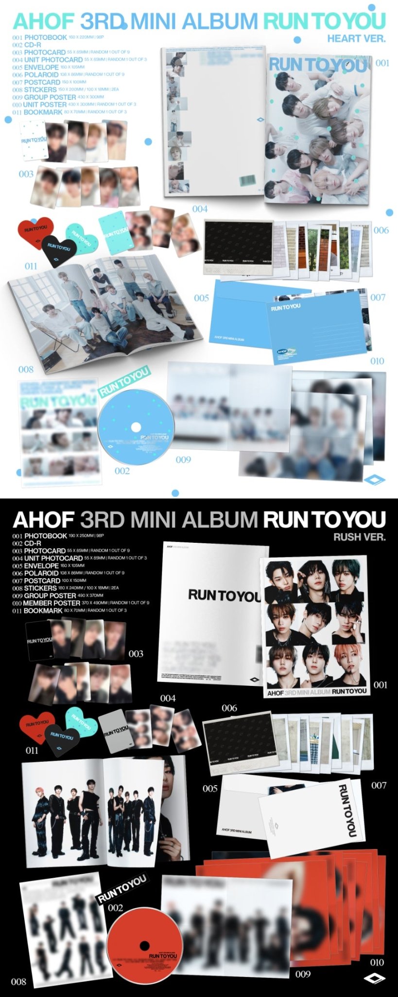 (Pre Order) AHOF - Run to You: Photobook Ver. - KPop Idol
