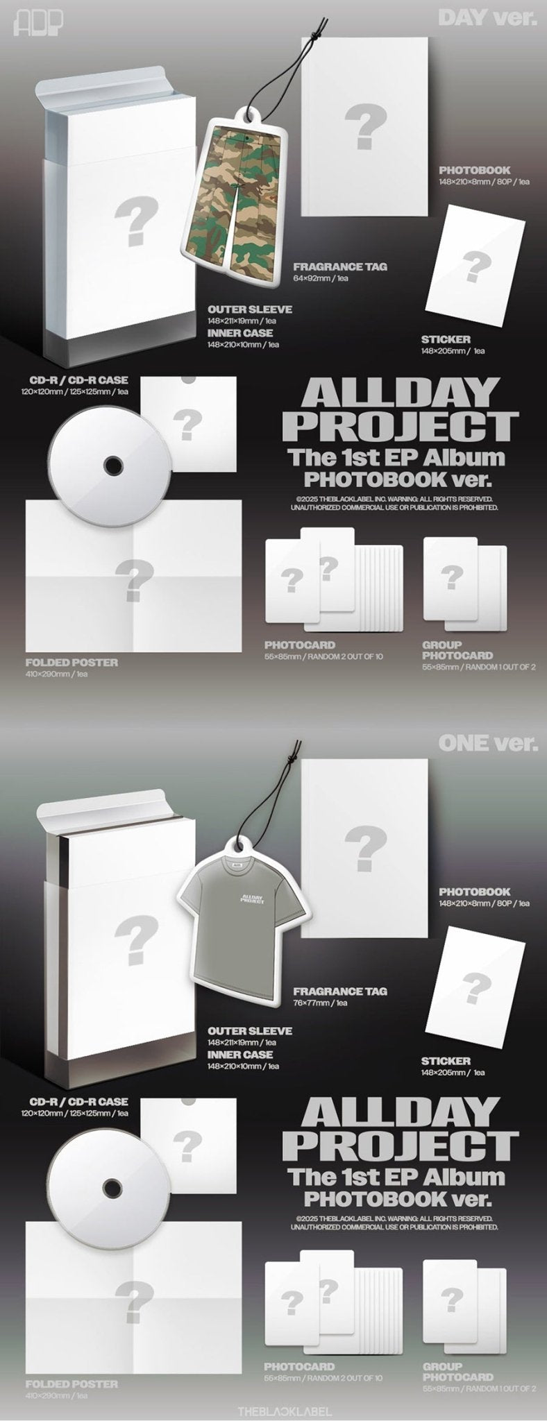 (Pre Order) Allday Project - Allday Project Photobook ver. (random cover) - KPop Idol