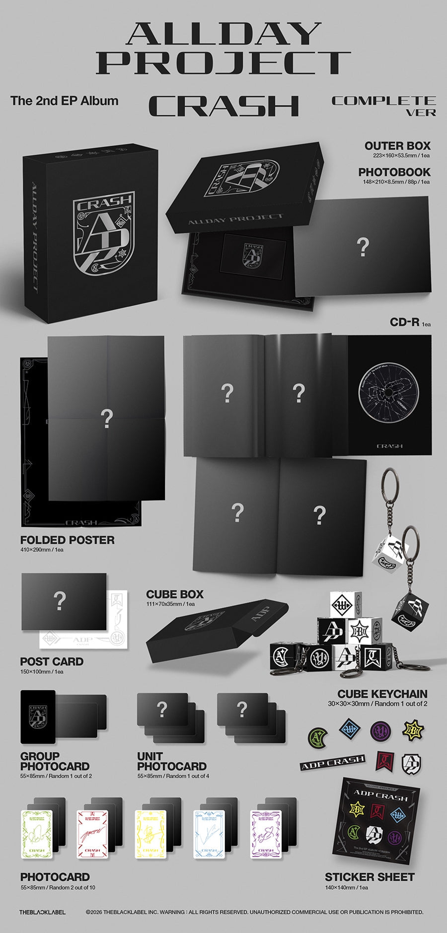 (Pre Order) ALLDAY PROJECT - Crash: Complete Ver. - KPop Idol