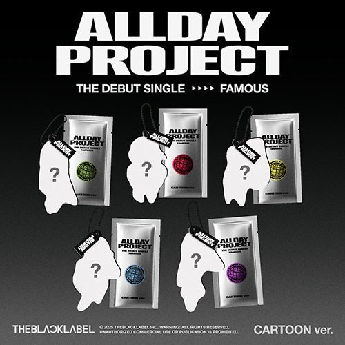 (Pre Order) ALLDAY PROJECT - Famous Cartoon Version (Random cover) - KPop Idol