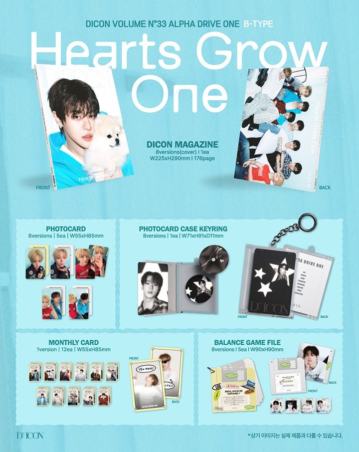(Pre Order) Alpha Drive One - Dicon Vol 33: Hearts Grow One - KPop Idol