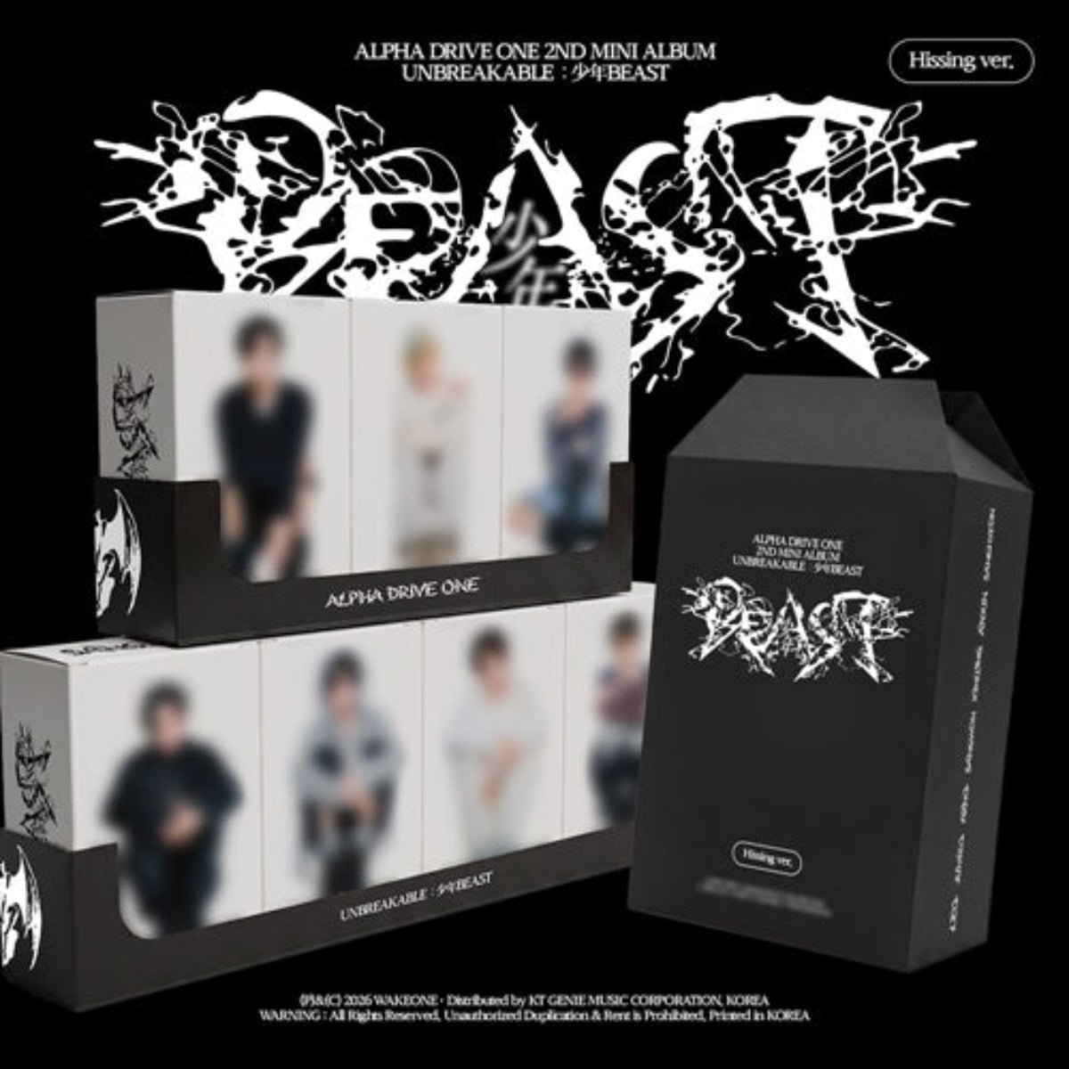 (Pre Order) Alpha Drive One: Unbreakable: 少年Beast - Hissing Ver. - KPop Idol