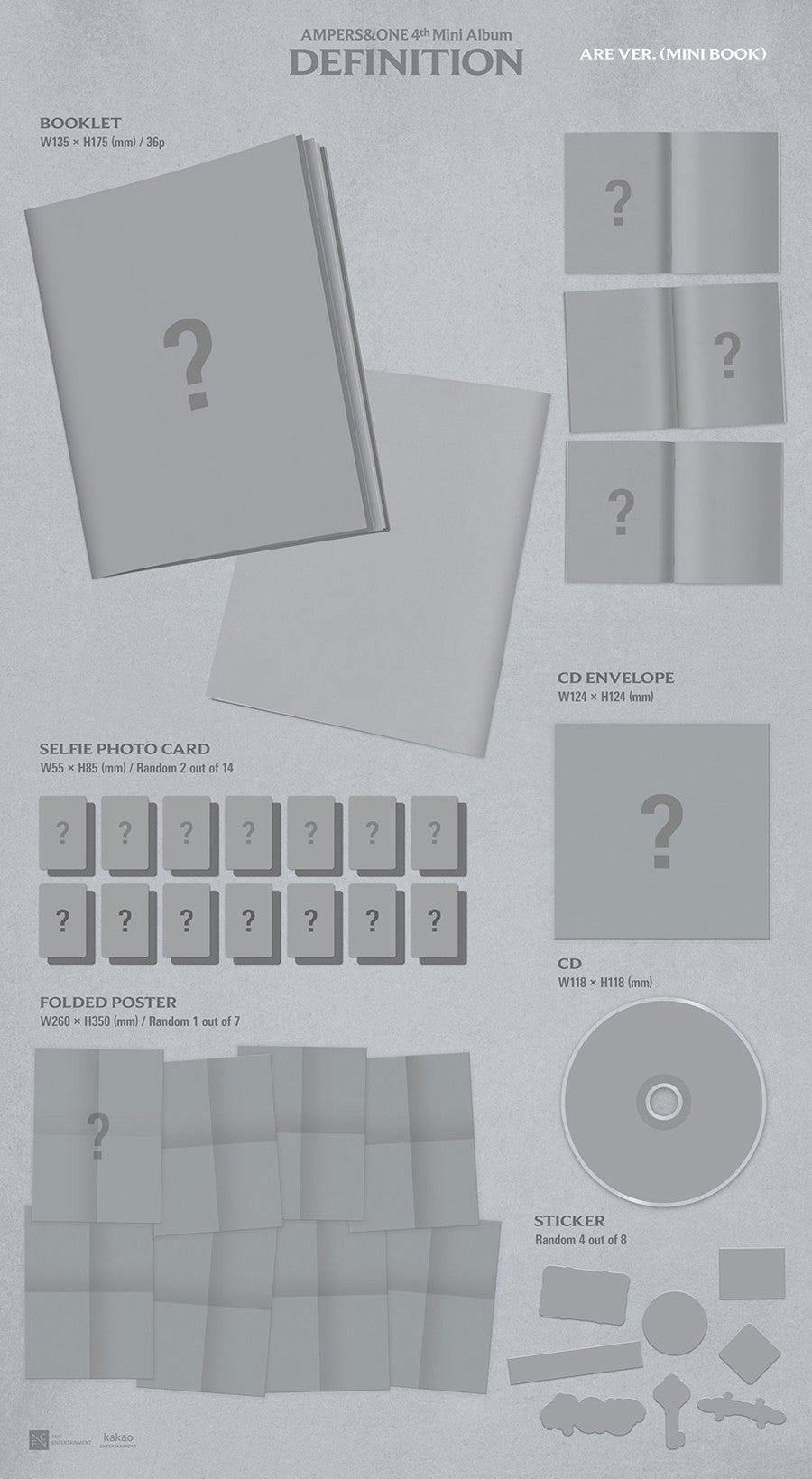 (Pre Order) Amper&one - Definition: Are ver. - KPop Idol