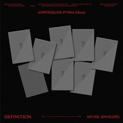 (Pre Order) Amper&one - Definition: We ver. - KPop Idol