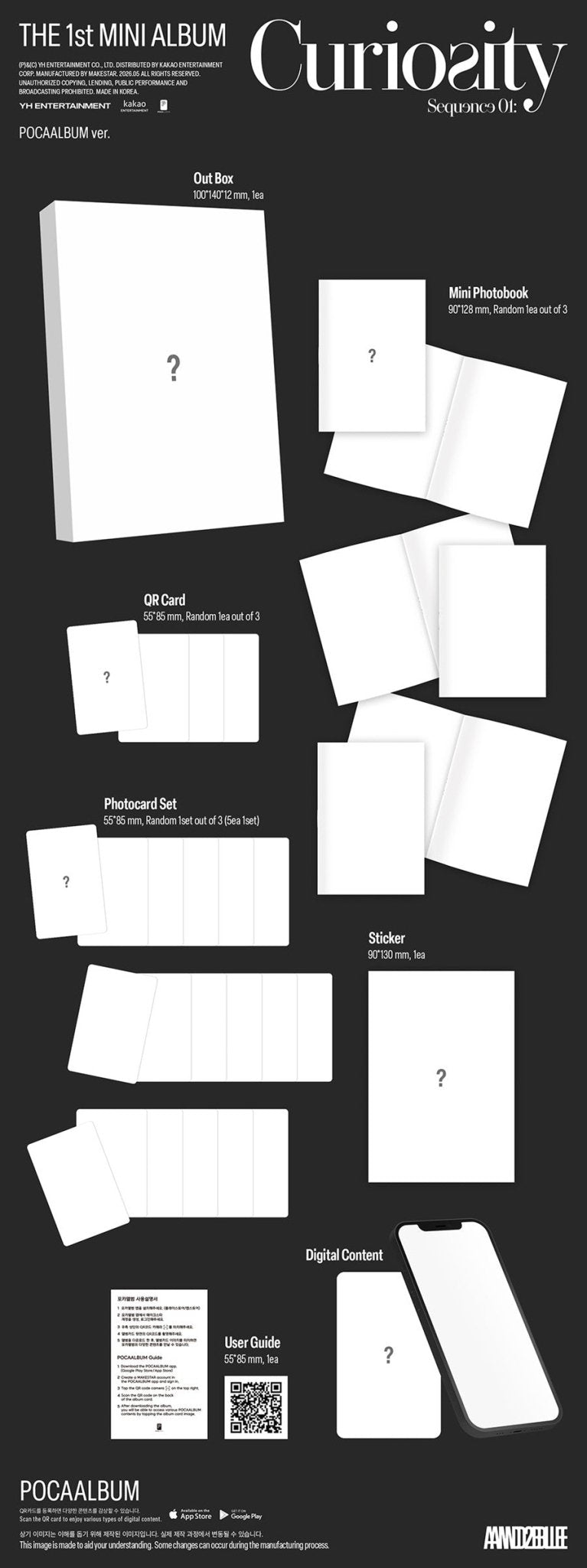 (Pre Order) AND2BLE - Sequence 01: Curiosity - Poca Album - KPop Idol