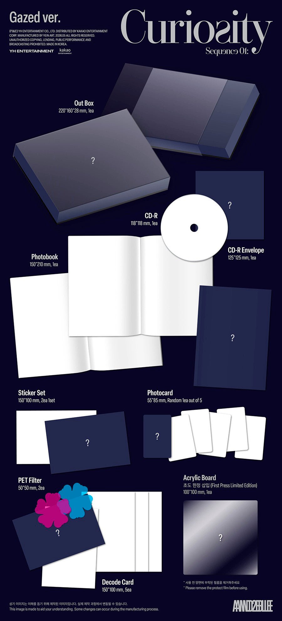 (Pre Order) AND2BLE - Sequence 01: Curiosity Standard Ver. - KPop Idol