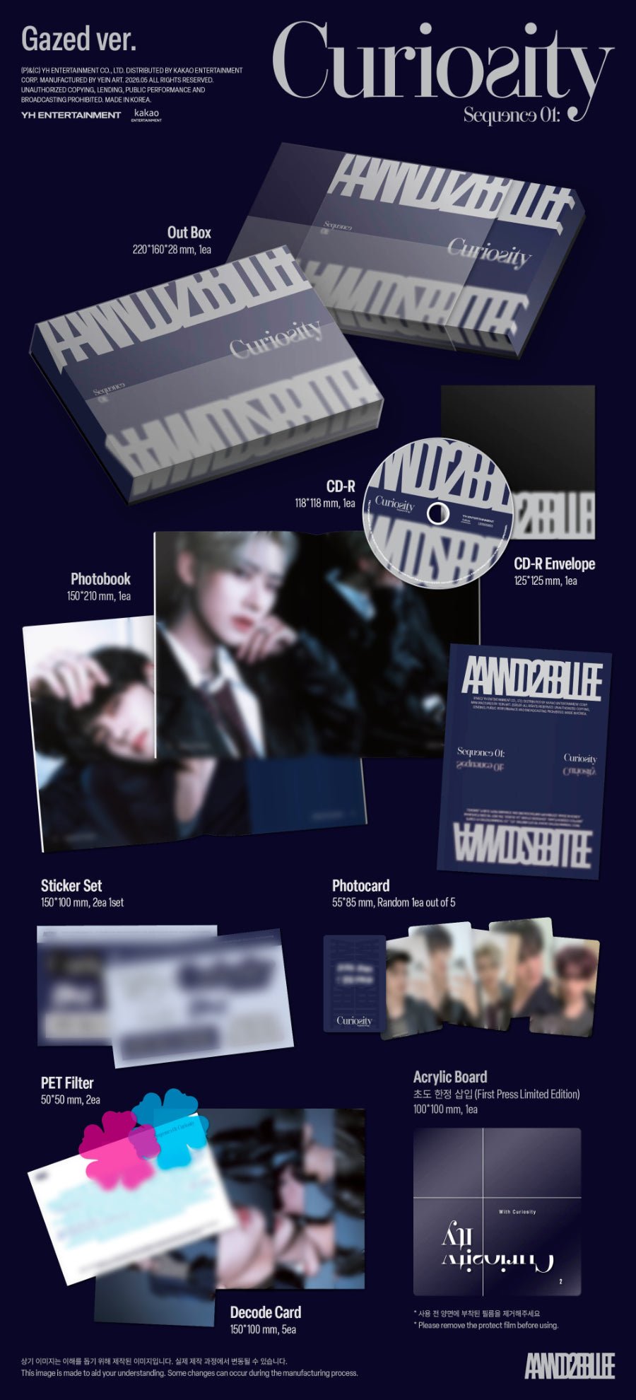 (Pre Order) AND2BLE - Sequence 01: Curiosity Standard Ver. - KPop Idol