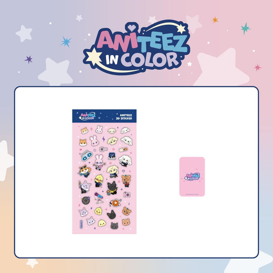 (Pre Order) Aniteez in Color Pop Up Official MD: ANITEEZ 3D STICKER