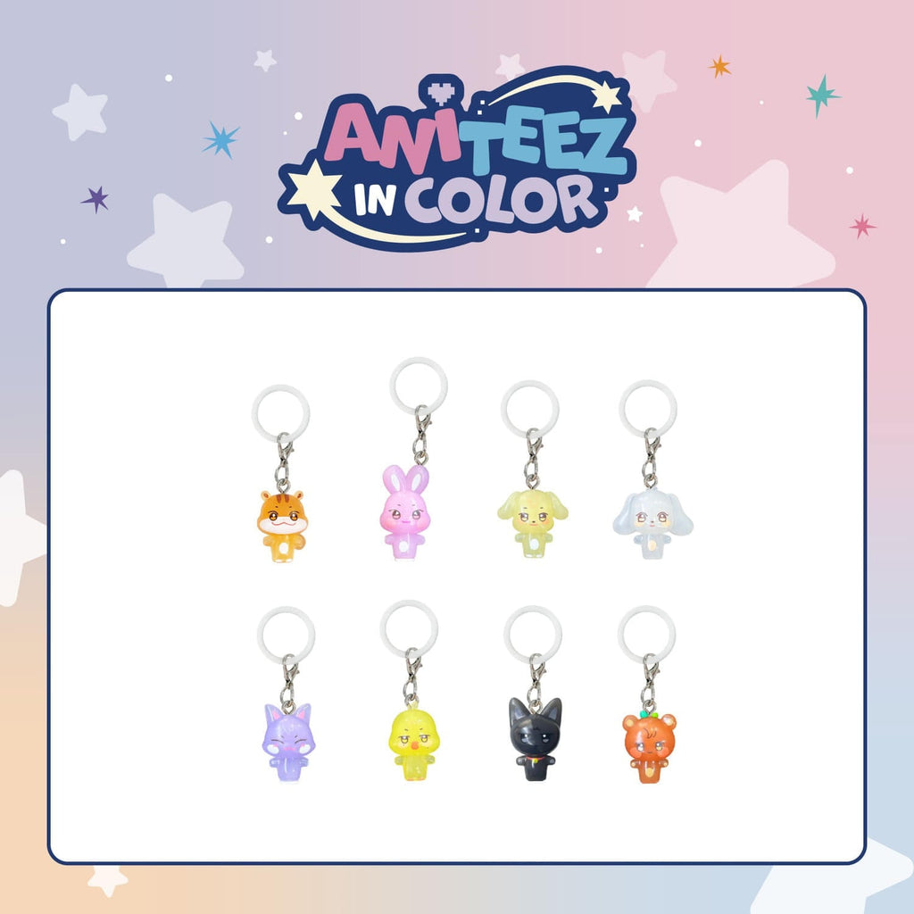 (Pre Order) Aniteez in Color Pop Up Official MD: CLEAR MASCOT CHARM(RANDOM) - KPop Idol