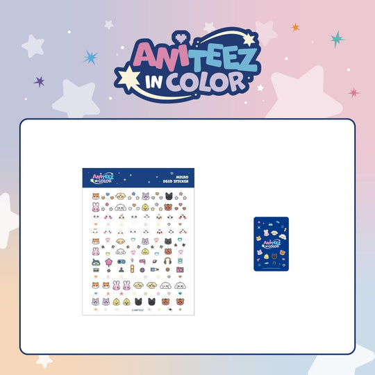 (Pre Order) Aniteez in Color Pop Up Official MD: MICRO DECO STICKER