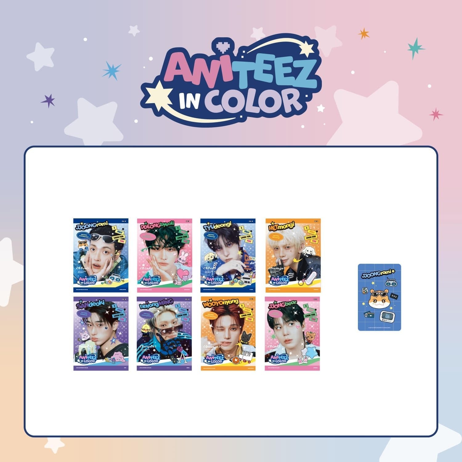 (Pre Order) Aniteez in Color Pop Up Official MD: MINI PHOTOBOOK - KPop Idol