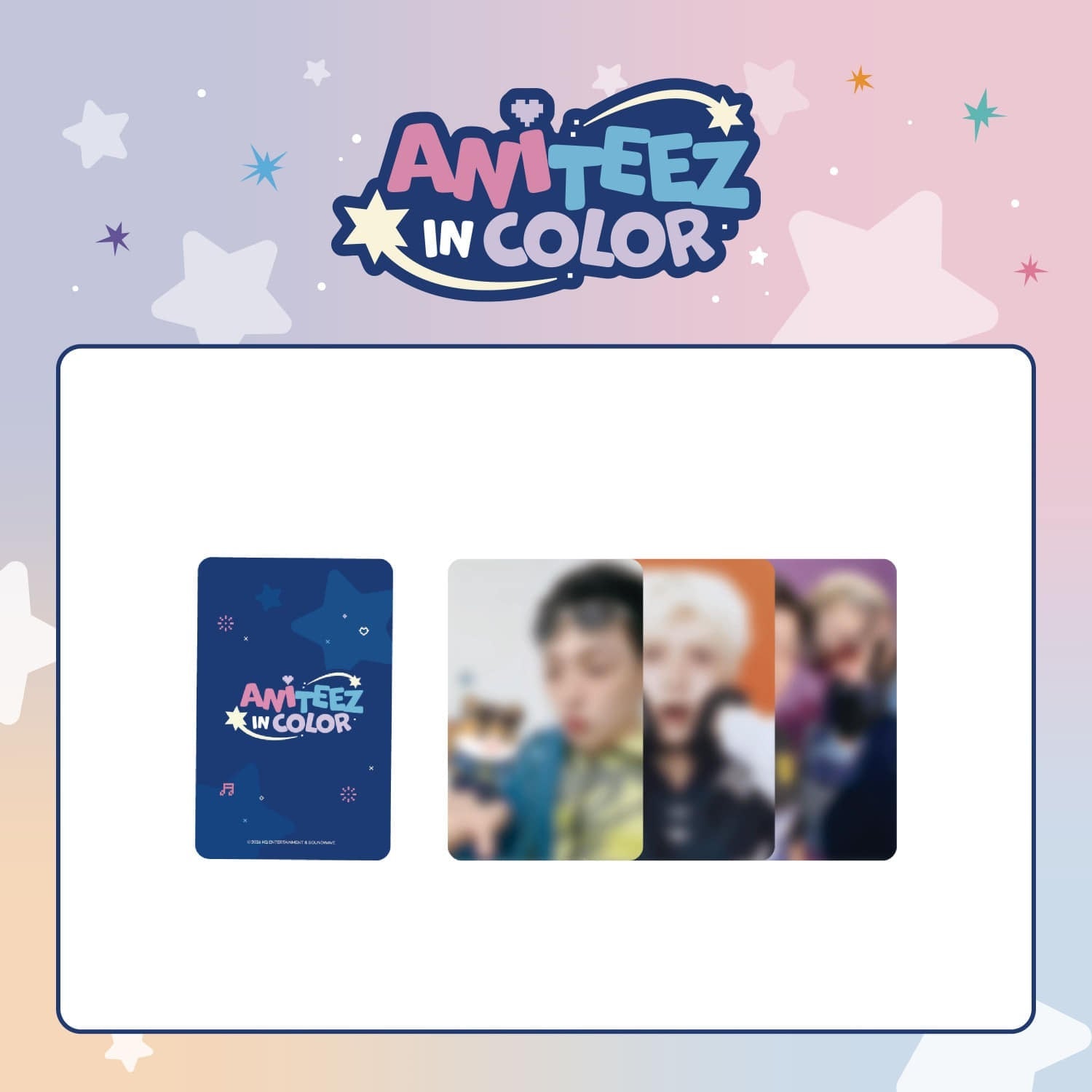 (Pre Order) Aniteez in Color Pop Up Official MD: RANDOM TRADING CARD - KPop Idol