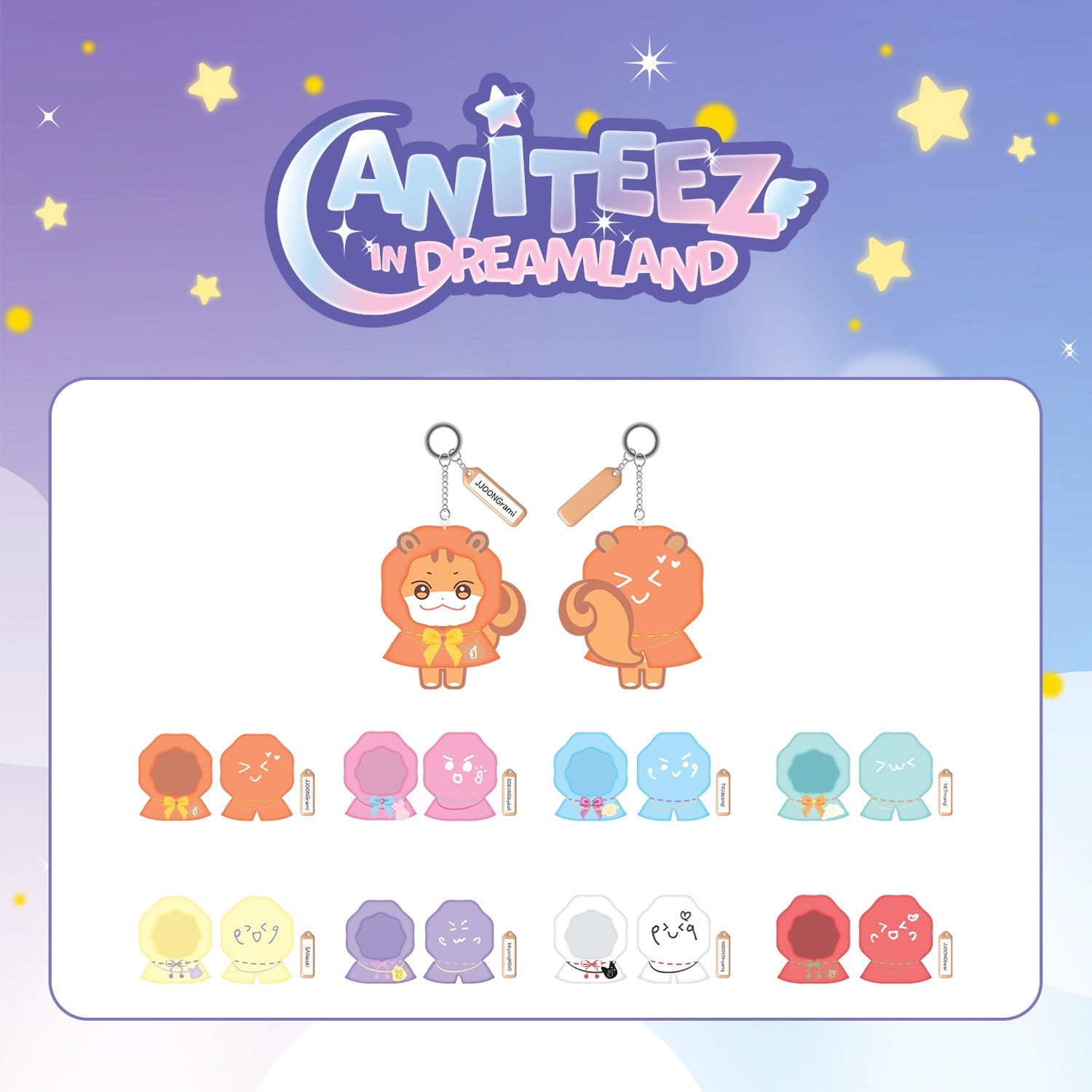 (Pre Order) Aniteez in Dreamland: Keyring Outfit - Wish Cloak - KPop Idol