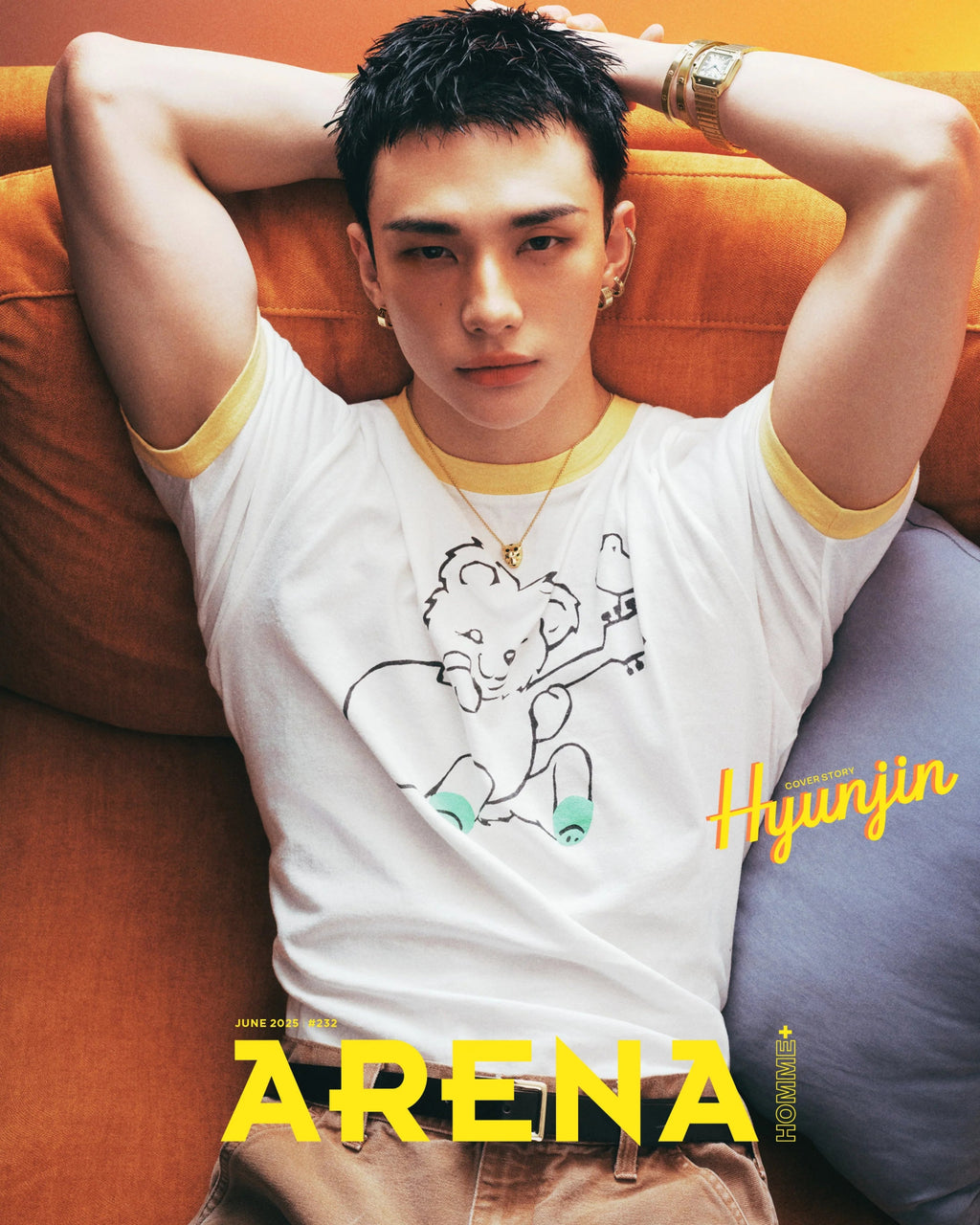 (Pre Order) Arena Homme Korea Magazine 2025.06 - Cover: Stray Kids Hyunjin (version choice) - KPop Idol